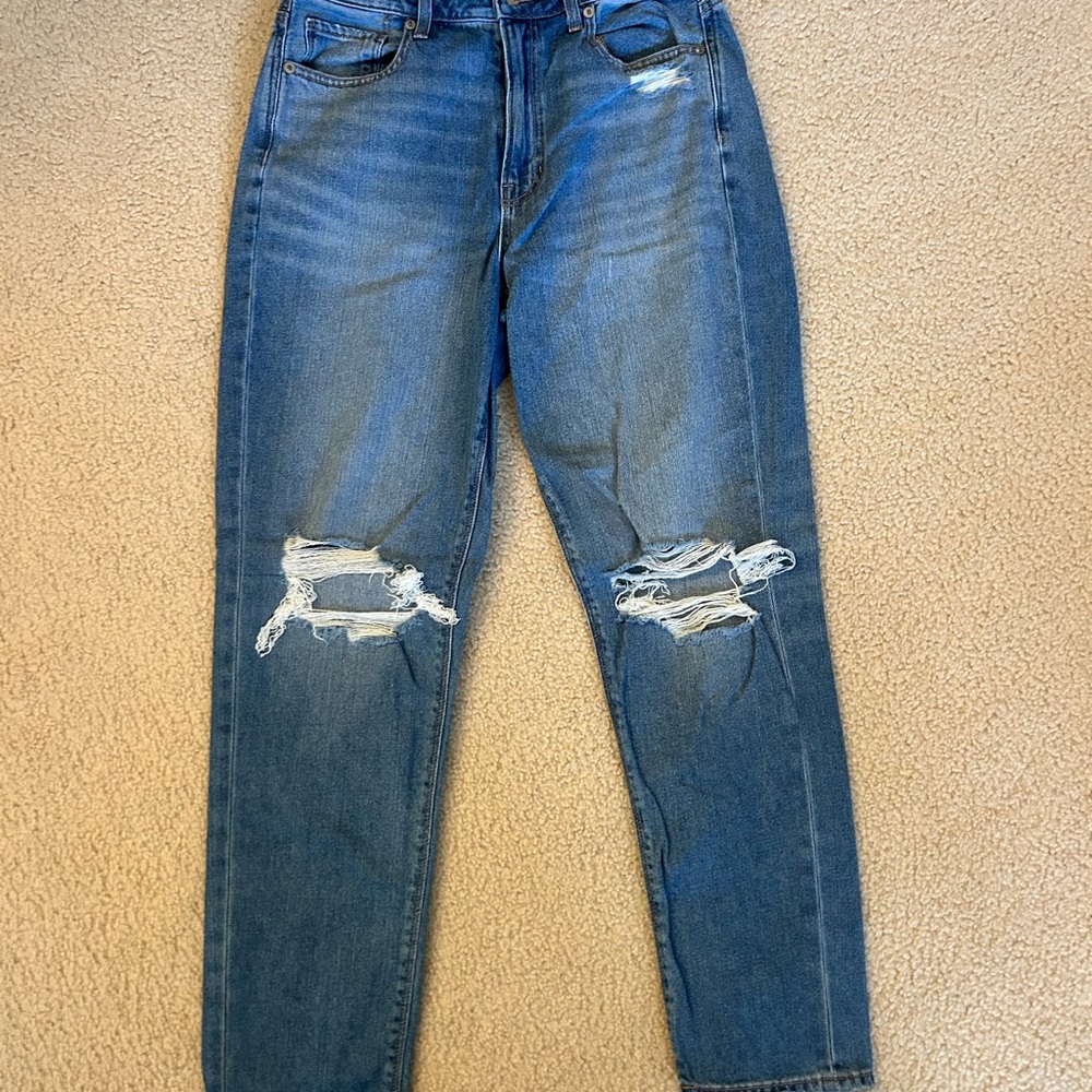 American Eagle Blue Distressed Women Jeans
